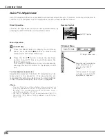 Предварительный просмотр 31 страницы Eiki LC-XB28 Owner'S Manual