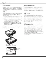 Предварительный просмотр 6 страницы Eiki LC-XB29N Owner'S Manual