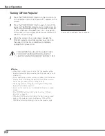 Предварительный просмотр 22 страницы Eiki LC-XB29N Owner'S Manual