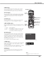 Предварительный просмотр 27 страницы Eiki LC-XB29N Owner'S Manual