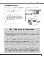 Предварительный просмотр 59 страницы Eiki LC-XB29N Owner'S Manual