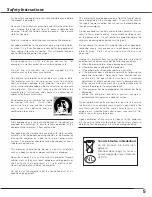 Preview for 5 page of Eiki LC-XB30 Owner'S Manual