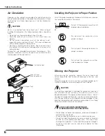 Предварительный просмотр 6 страницы Eiki LC-XB30 Owner'S Manual