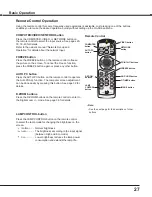 Предварительный просмотр 27 страницы Eiki LC-XB33N Owner'S Manual