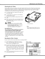 Предварительный просмотр 58 страницы Eiki LC-XB33N Owner'S Manual