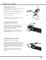 Предварительный просмотр 59 страницы Eiki LC-XB33N Owner'S Manual