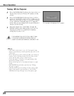 Предварительный просмотр 20 страницы Eiki LC-XB40 Owner'S Manual