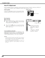 Предварительный просмотр 28 страницы Eiki LC-XB40 Owner'S Manual