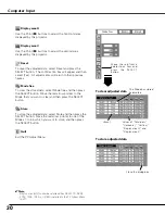 Предварительный просмотр 30 страницы Eiki LC-XB40 Owner'S Manual