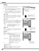 Предварительный просмотр 42 страницы Eiki LC-XB40 Owner'S Manual