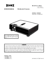 Предварительный просмотр 1 страницы Eiki LC-XB41 Service Manual