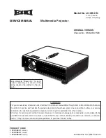 Eiki LC-XB41N Service Manual предпросмотр