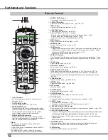 Предварительный просмотр 12 страницы Eiki LC-XB43N Owner'S Manual