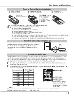 Предварительный просмотр 13 страницы Eiki LC-XB43N Owner'S Manual