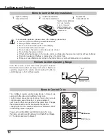 Предварительный просмотр 12 страницы Eiki LC-XBL21 Owner'S Manual