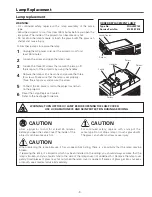 Предварительный просмотр 9 страницы Eiki LC-XBM21 Service Manual