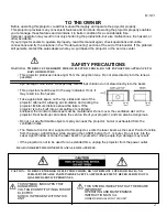 Предварительный просмотр 2 страницы Eiki LC-XC1 Owner'S Manual