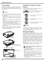 Предварительный просмотр 6 страницы Eiki LC-XD25U Owner'S Manual