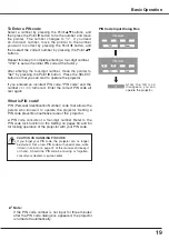 Предварительный просмотр 19 страницы Eiki LC-XD25U Owner'S Manual