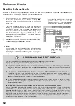 Предварительный просмотр 62 страницы Eiki LC-XD25U Owner'S Manual