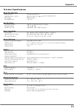 Предварительный просмотр 71 страницы Eiki LC-XD25U Owner'S Manual