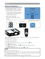 Предварительный просмотр 36 страницы Eiki LC-XDP3500 Owner'S Manual