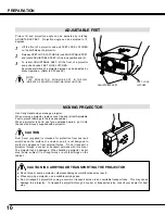 Предварительный просмотр 10 страницы Eiki LC-XG100 Owner'S Instruction Manual