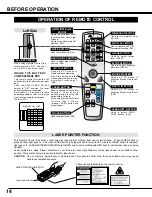 Предварительный просмотр 14 страницы Eiki LC-XG100 Owner'S Instruction Manual