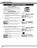 Предварительный просмотр 22 страницы Eiki LC-XG100 Owner'S Instruction Manual