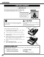 Предварительный просмотр 38 страницы Eiki LC-XG100 Owner'S Instruction Manual