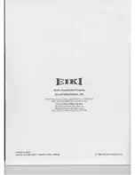 Предварительный просмотр 52 страницы Eiki LC-XGA970U Owner'S Instruction Manual