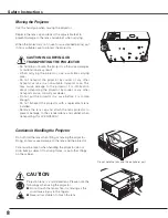 Предварительный просмотр 8 страницы Eiki LC-XGC500A Owner'S Manual