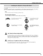 Предварительный просмотр 7 страницы Eiki LC-XL100A Owner'S Manual