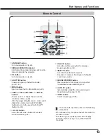 Предварительный просмотр 13 страницы Eiki LC-XL100A Owner'S Manual