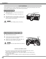 Предварительный просмотр 18 страницы Eiki LC-XL100A Owner'S Manual