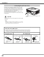 Предварительный просмотр 22 страницы Eiki LC-XL100A Owner'S Manual