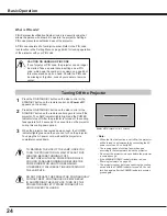 Предварительный просмотр 24 страницы Eiki LC-XL100A Owner'S Manual