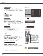 Предварительный просмотр 56 страницы Eiki LC-XL100A Owner'S Manual