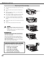 Предварительный просмотр 64 страницы Eiki LC-XL100A Owner'S Manual