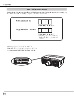 Предварительный просмотр 84 страницы Eiki LC-XL100A Owner'S Manual