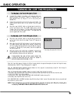 Предварительный просмотр 19 страницы Eiki LC-XM1 Owner'S Manual