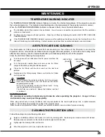 Предварительный просмотр 35 страницы Eiki LC-XM1 Owner'S Manual