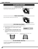 Preview for 20 page of Eiki LC-XM2 Owner'S Manual