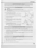 Предварительный просмотр 43 страницы Eiki LC-XNB1U Owner'S Instruction Manual