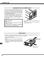 Предварительный просмотр 8 страницы Eiki LC-XNB2W Owner'S Manual