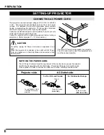 Предварительный просмотр 8 страницы Eiki LC-XNB3 Owner'S Manual