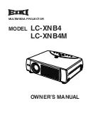 Preview for 2 page of Eiki LC-XNB4 Owner'S Manual