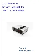 Preview for 1 page of Eiki LC-XNB4000N Service Manual