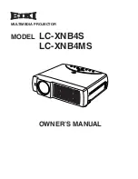 Eiki LC-XNB4MS Owner'S Manual предпросмотр