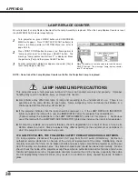 Предварительный просмотр 38 страницы Eiki LC-XNB4MS Owner'S Manual